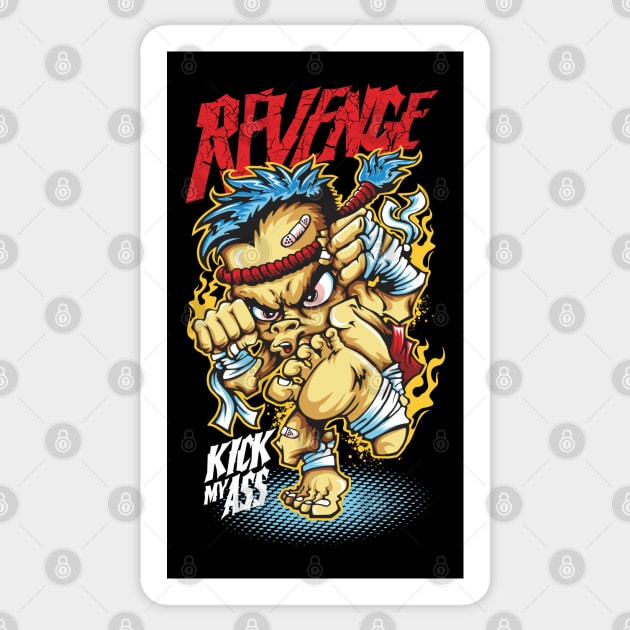 Revenge Sticker by Robiart